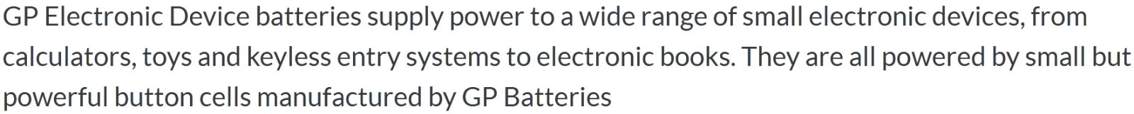 סוללת כפתור אלקליין GP BATTERIES A76 LR44 1.5V